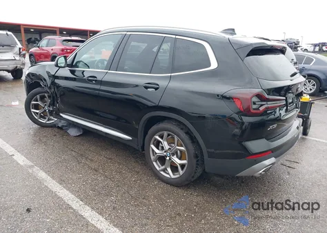 2022 BMW X3 xDrive30I из США, поврежденный, VIN 5UX53DP06N9M87362